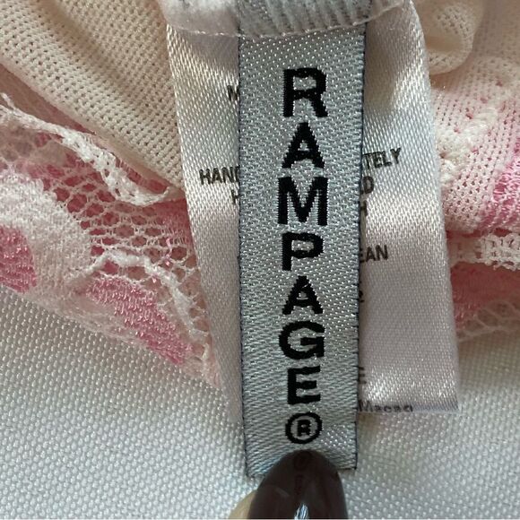 Vintage Y2K Rampage Fairy Blush and Cream Sheer Camisole Size Large - Picture 10 of 13